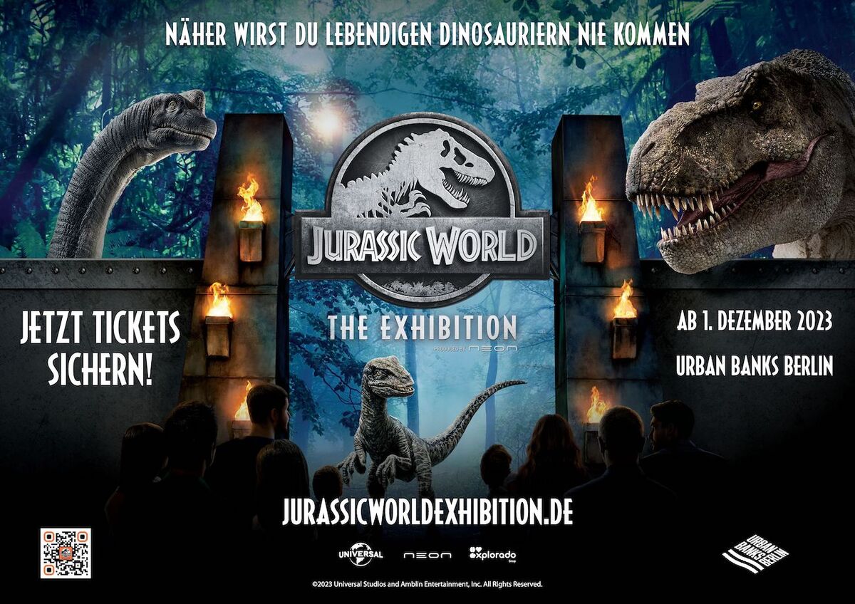 Jurassic World: The Exhibition kommt ab Dezember nach Berlin